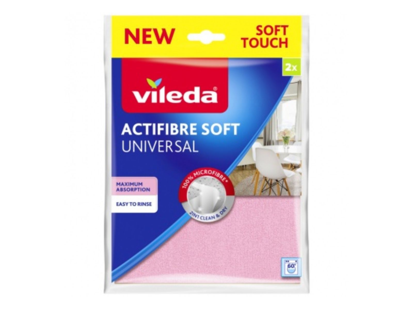 Vileda ACTIFIBRE Soft Ściereczka 2 szt. 171813